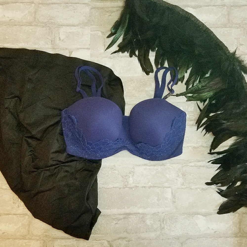 Navy Blue Victoria's Secret Multi-way Bra.